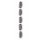 50pcs 8 Tips 8 Teeth Snap Comb Wig Clips Stainless 13
