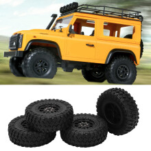 4 Stück RC-Auto-Reifen Reifen Rad für MN D90 D91 D99 D99S D86 RC Auto Ersatzteile Upgrades Zubehör R789BL Schwarz