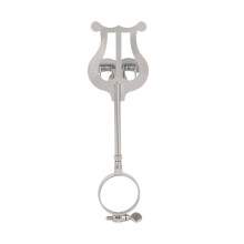 Silver Clarinet Lyre Clip, 32mm Metal Clamp-On Music Holder for Clarinet, Tuba, and Woodwind Instruments