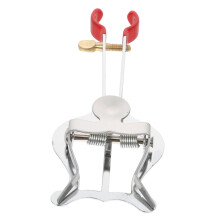 Trumpet Music Score Clip Holder, Adjustable Lyre Clamp-On for Marching Band, Compatible with Bb Trumpets, Durable Metal Design