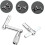 Drum Adjustment Key Kit 12pc Wrench Set for Quick Drum Accessory Replacement and Assembly Compatible with Standard Drums 4