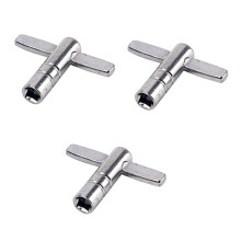 Metal Drum Key Wrench Unloading Tool Set of 3 for Drumheads Tuning Accessories We06, Durable Metal Construction