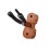 Violin Accessories Wooden Viola Wall Mount with Bow Hook, Small Size 4.6x9cm for Professional Use 1