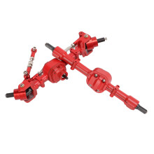 RC Metallbrücke Set Aluminiumlegierung Rot Hochfest Fernsteuerung Auto Teile Zubehör