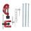 6PCS Flaring Tool Kit Tube Expander Spring Reamer 12