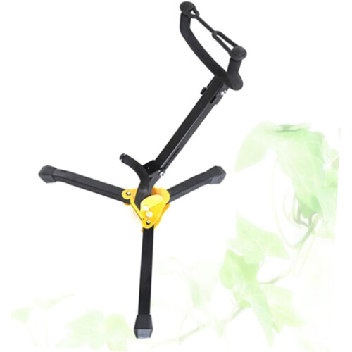 Portable Saxophone Bracket Foldable Multi-Function Sponge Sleeve Stand for Trumpet and Saxophone Compatibility 2