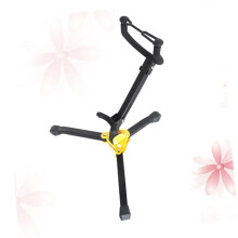 Portable Saxophone Bracket Multi-Function Design with Sponge Sleeve, Lightweight Folding Sax Stand and Trumpet Holder