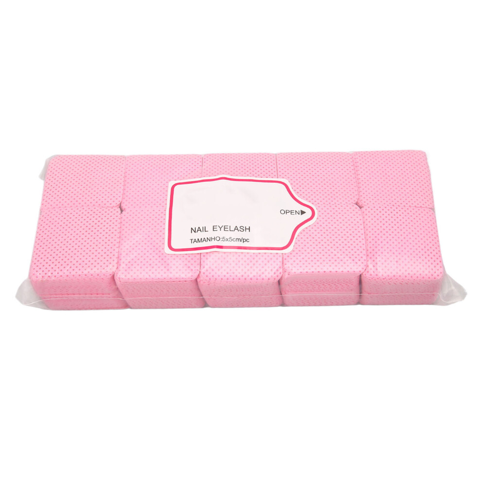Pink 1000Pcs Lint Free Nail Wipes Soft Nail Polish