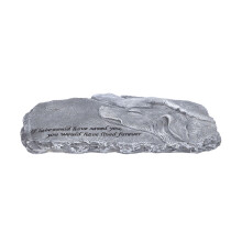 Pietra commemorativa per animali domestici colore roccia Tipo A 25 cm x 13,5 cm