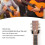 Support mural universel pour guitare couleur or rose 5