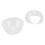 Mini Transparent Hamster Bathtub — Dual Use, Apple Shape, Plastic 1