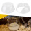 Mini Transparent Hamster Bathtub — Dual Use, Apple Shape, Plastic 16