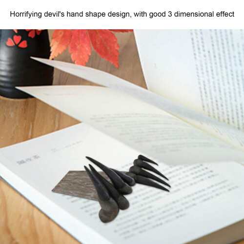 3D Devil's Hand Bookmark Resin Craft Decoration for Desk Unique Gift Item 2