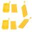 20Pcs Queen Bee Cages Yellow Plastic Capture Box 7
