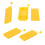 20Pcs Queen Bee Cages Yellow Plastic Capture Box 5
