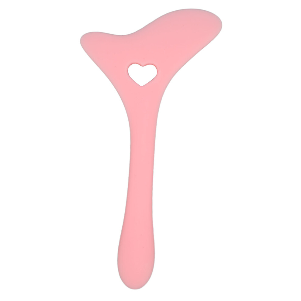 Pink Eyebrow Pencil Stencil Silicone Tail Spoon