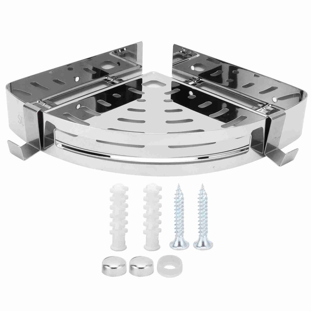 Corner Shelf 304 Stainless Steel Shower Organizer-image-OPC-PJQG9CS-NEW