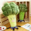 Cute Multi-functional Pillow Vegetable Broccoli  Plush Toys Soft Comfortable 17