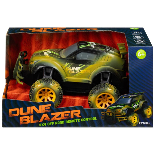 Dune Blaster RC Car, 4x4 Remote Controlled Off Road Buggy, High Speed