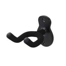 Hooks Violin Wall Mount Hanger for Beginners, Black Violin Accessories, Space-Saving Design, Durable Material