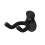 Hooks Violin Wall Mount Hanger for Beginners, Black Violin Accessories, Space-Saving Design, Durable Material 1