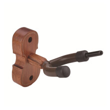 Wall Mount Violin Hanger Hook with Bow Holder for Home Studio, Durable Wood Design, Fits All Violin Sizes