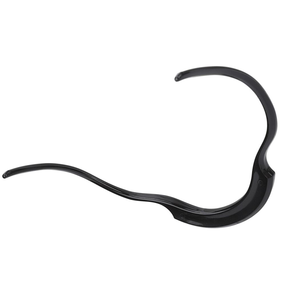 Black Beard Guide Template Stencil Symmetric Curve
