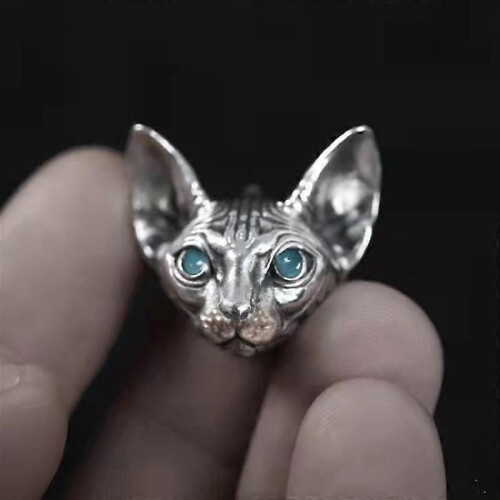 Cute Sphinx Cats Earrings Vintage Stud Earrings 1