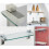 4 Pieces Glass Shelf Support; Wall Shelf Support; with Screws; Fixable Thickness 3-15mm 4