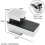 4 Pieces Glass Shelf Support; Wall Shelf Support; with Screws; Fixable Thickness 3-15mm 17