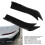 2 pezzi Diffusore-lip paraurti posteriore nero lucido 12
