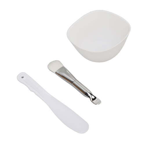 Face Mask Mixing Bowl Set DIY Portable Spatula 2