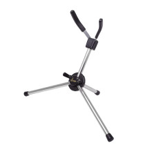 Foldable Saxophone Stand Portable Alto Saxophone Metal Floor Holder Aluminum Alloy with Carry Bag for Musicians
