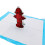 10pcs Dog Pee Pads Trainer Paper Fire Hydrant Shaped Pet Diaper 9
