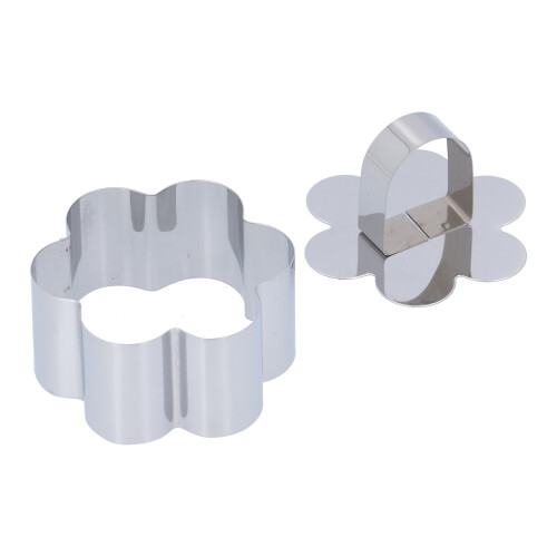 Cake Mousse Ring Mold Stainless Steel Dessert 2