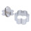 Cake Mousse Ring Mold Stainless Steel Dessert 8