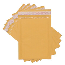 Kraft Bubble Mailers #6, 12.5 x 19 Inches, Self-Seal Waterproof Cushioned Envelopes, 100 Pack, Shipping Supplies