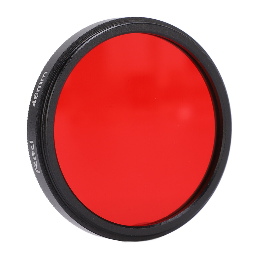 Waterproof 46Mm Camera Lens Filter Aluminum Optical Glass For Nikon Red 7891342959124