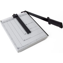 Small Paper Cutter A4 Portable Guillotine with Grid Lines for Office School Home Use Multi-Function Cutting Machine