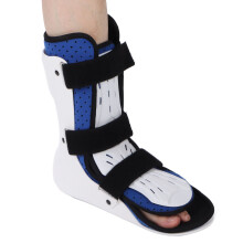 Botte de fracture gauche PVC orthèse cheville-pied AFO plaque frontale