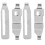 Ensemble de 2 correcteurs d'ongles incarnés en acier inoxydable 16
