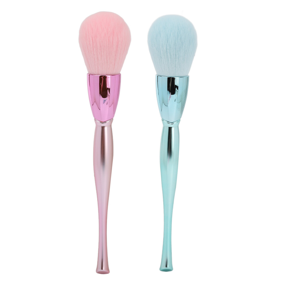 2pcs Nail Dust Cleaner Brush Home Salon