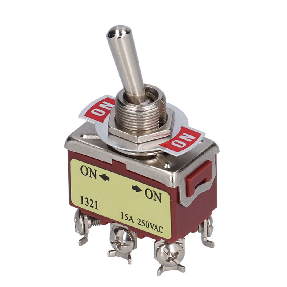 20Pcs 6-Terminal Rocker Toggle Switch Kit 15A 12Mm Self-Locking 5061342961508