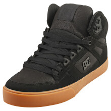 DC Shoes Pure High-top Wc Mens Skate Trainers in Black Gum - 7.5 UK