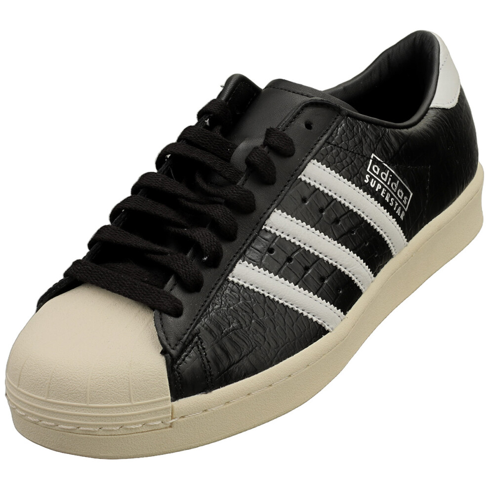 Adidas (6) Superstar Vintage Womens Classic Trainers In White Black