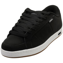 (11) Etnies Kingpin Mens Skate Trainers in Black White