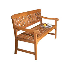 FSC 3 Seater Garden Hardwood Bench Seat - Solid Eucalyptus certified Wood