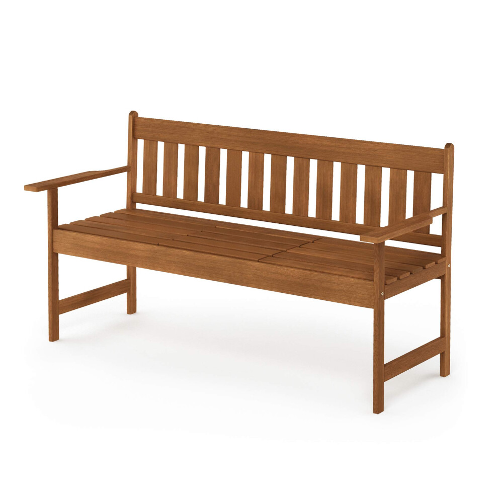 Furinno Outdoor Benches, Natural, 3 Seats-image-OPC-PJQGGNJ-NEW
