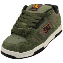 (9) DC Shoes Stag Mens Skate Trainers in Olive