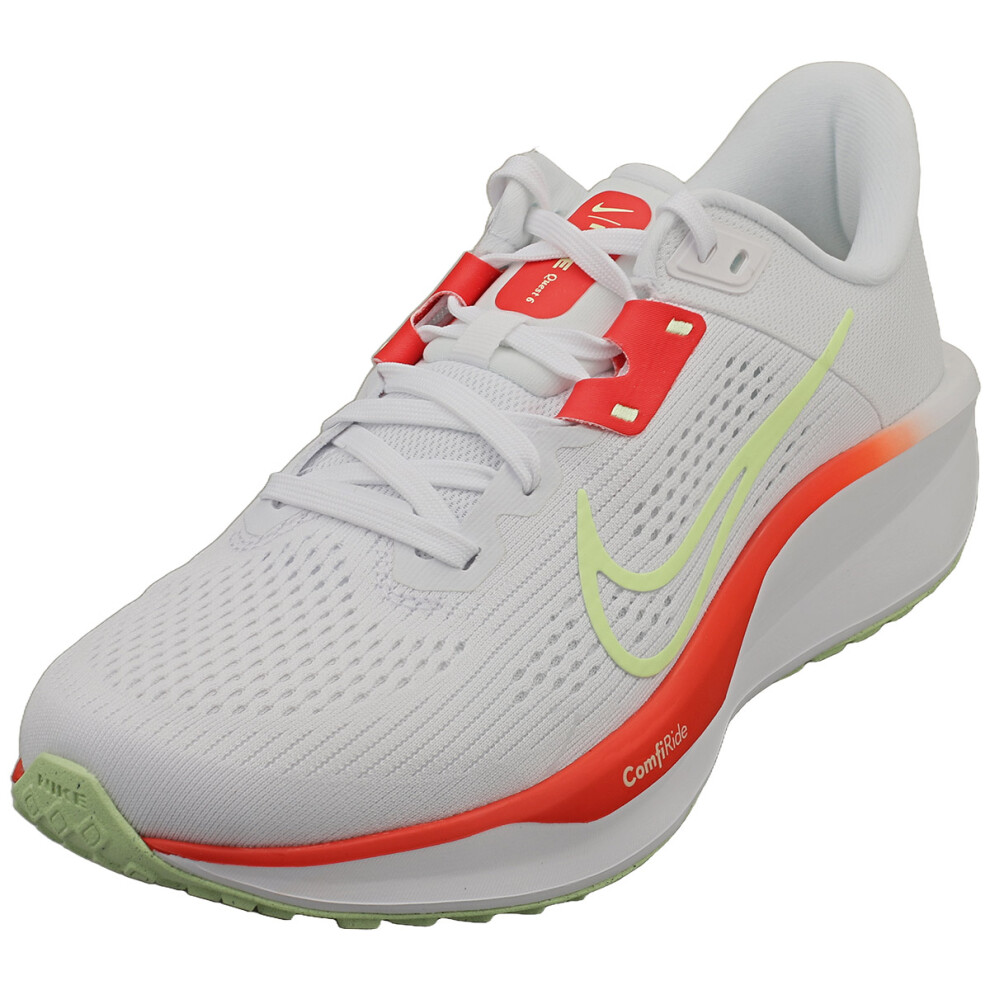 Nike (7) Quest 6 Womens Fashion Trainers In White Red